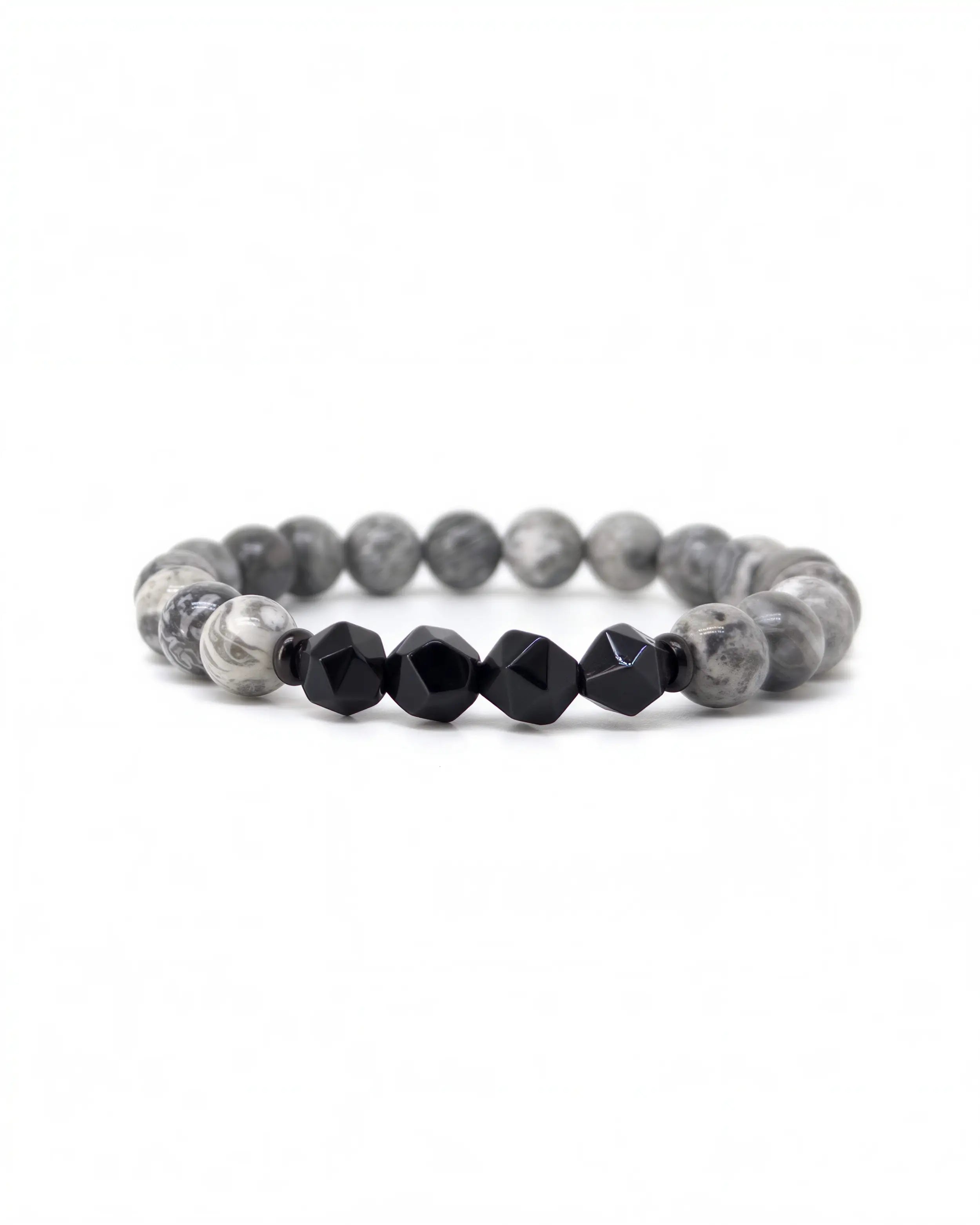 Grey Jasper Agate Bracelet