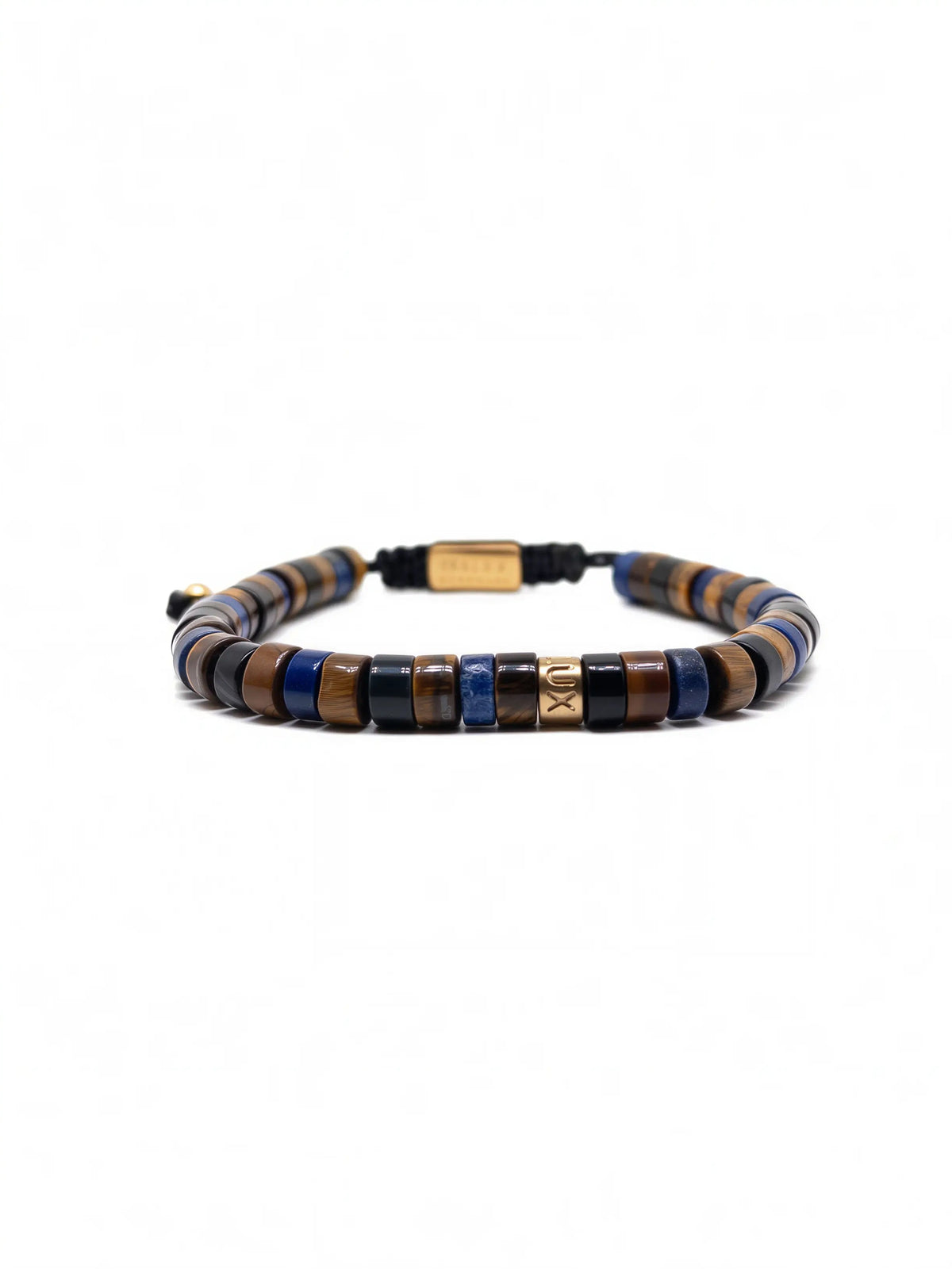 Heishi Lapis and Tiger eye
