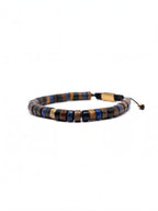 Heishi Lapis and Tiger eye