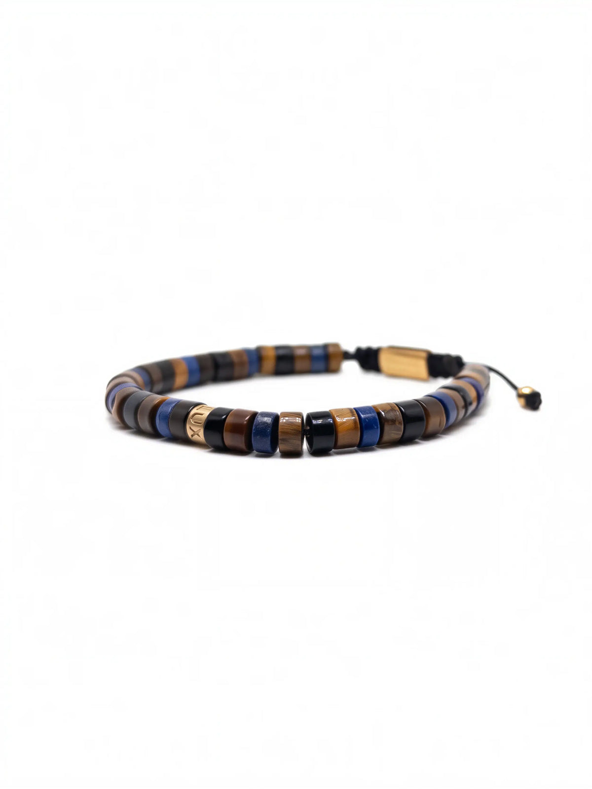 Heishi Lapis and Tiger eye