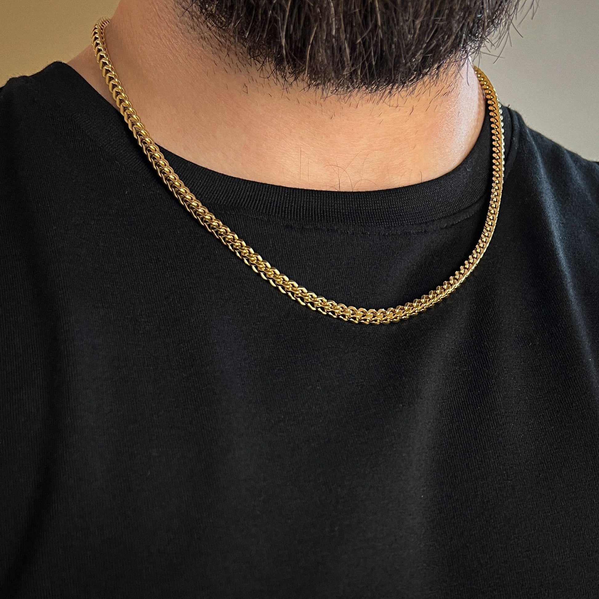 Franco Chain Necklace – Gold