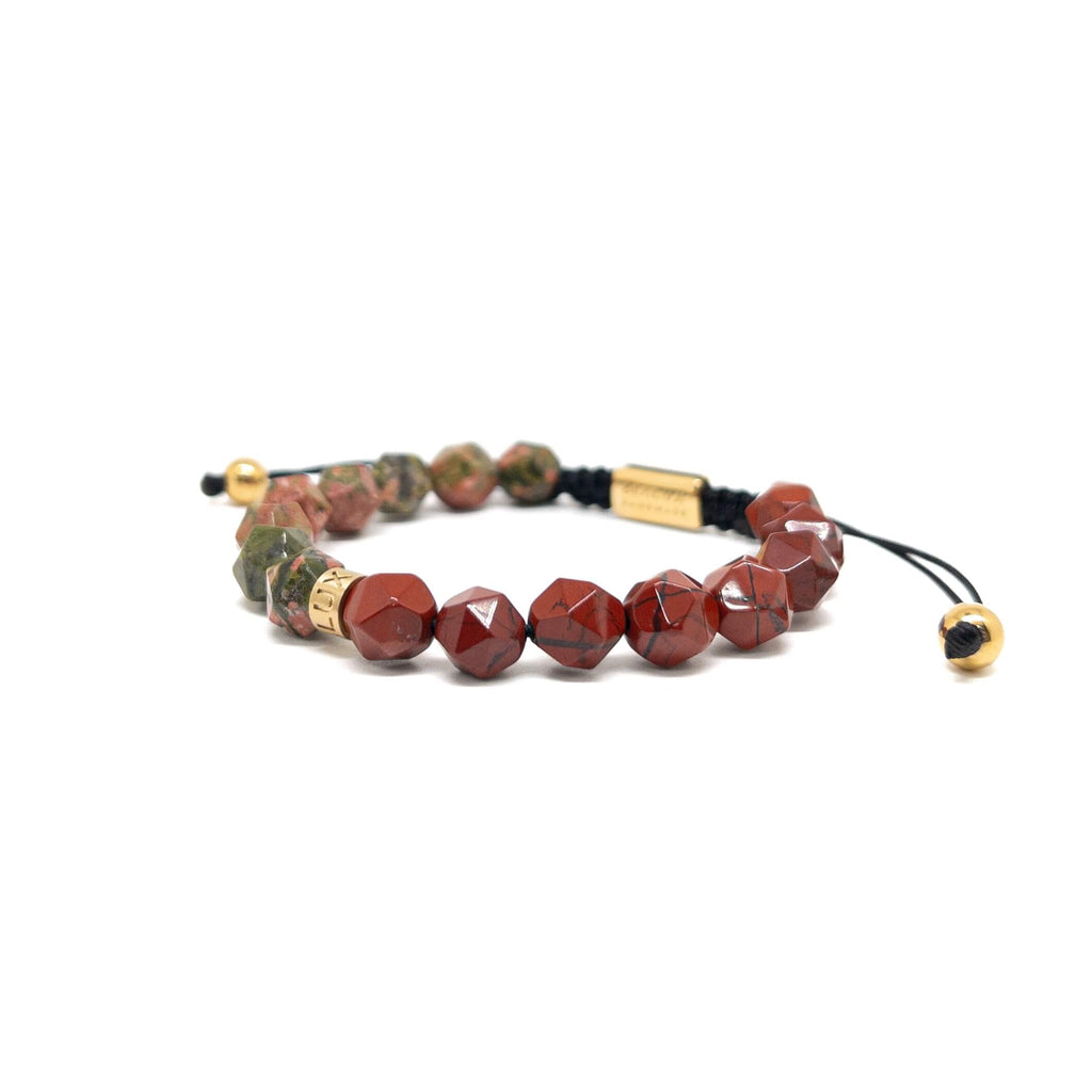 Unakite & Jasper Signature – Gold