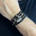 Black Monogram Stack