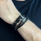 Black Monogram Stack