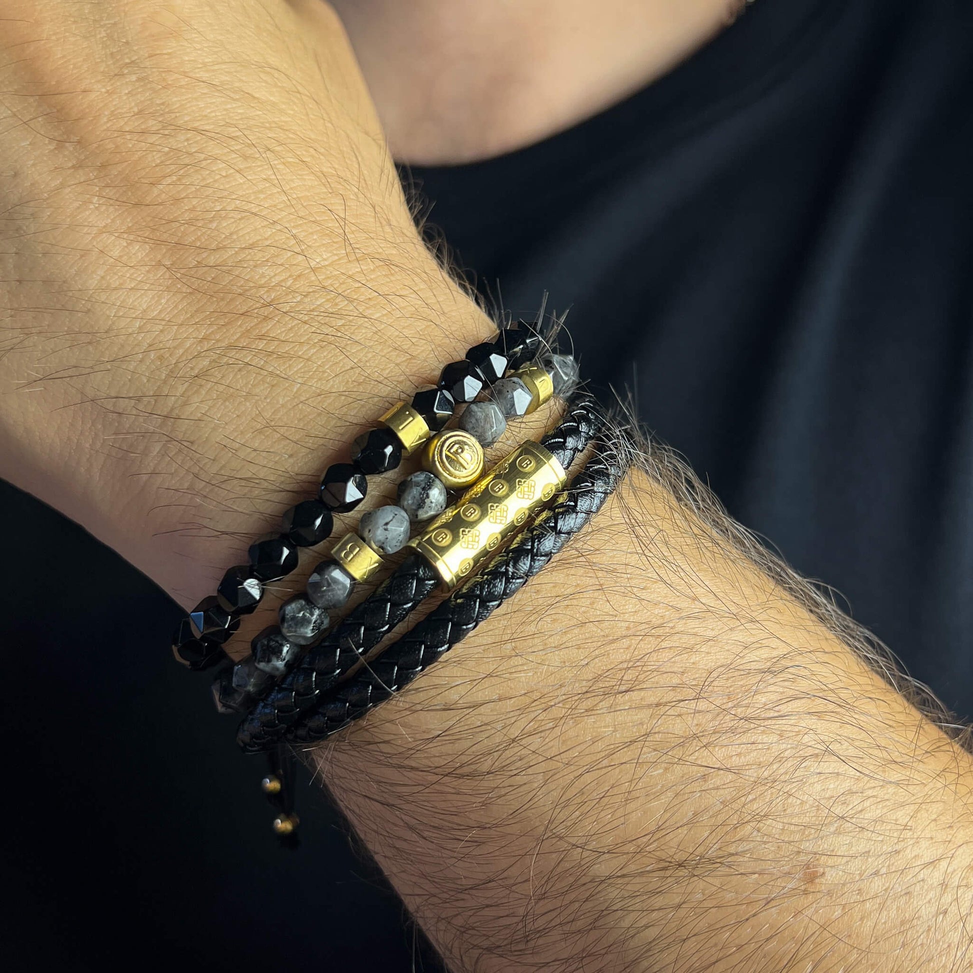 Monogram Stack – Gold