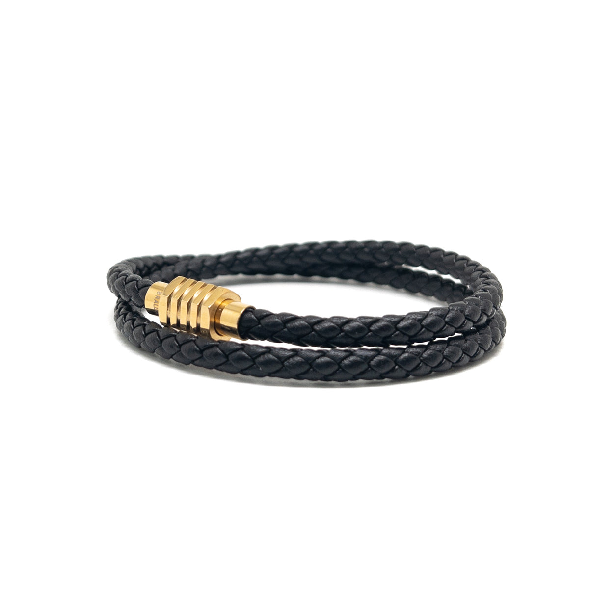 Black Duo Leather – Gold