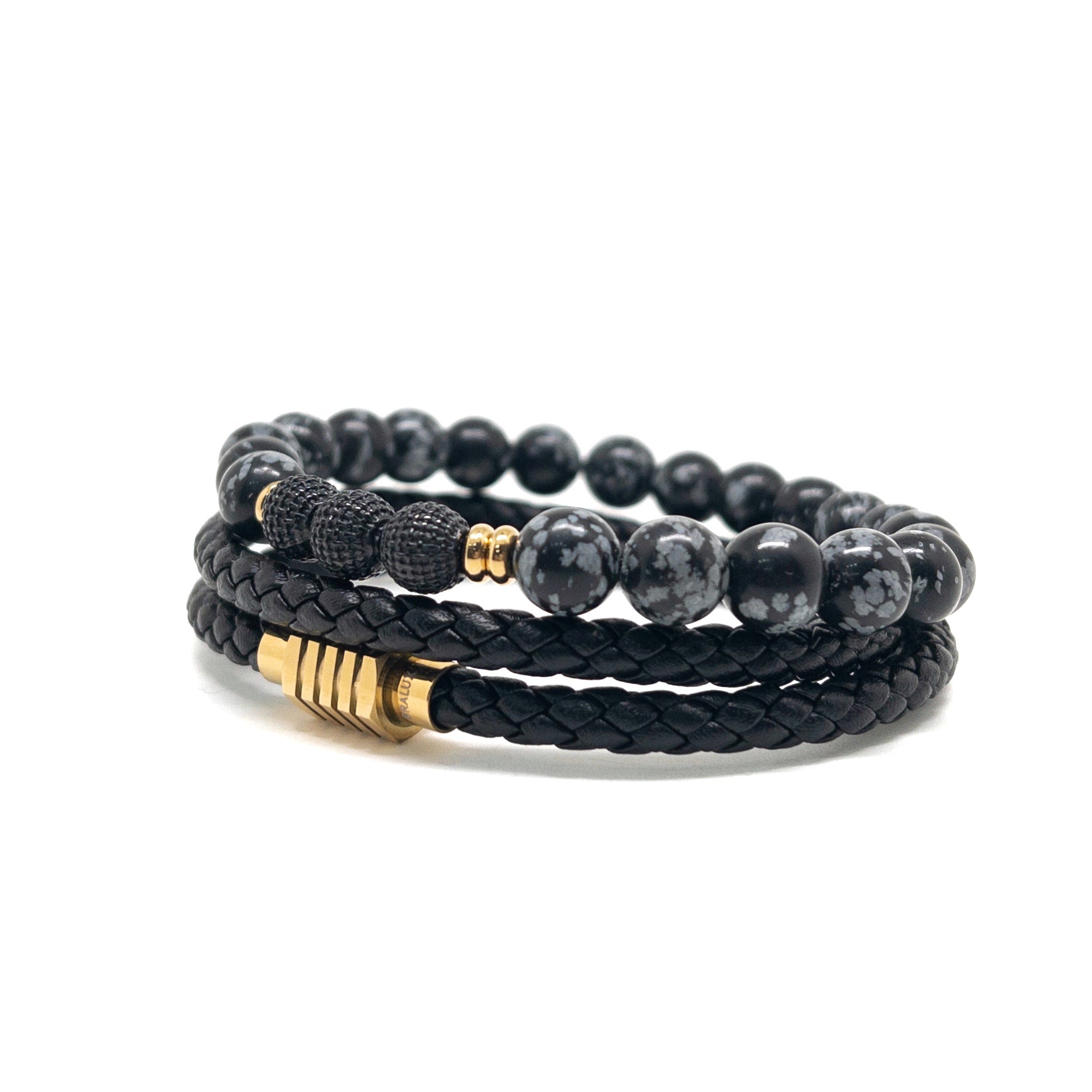 مجموعة Duo Leather وFake Jasper Stack