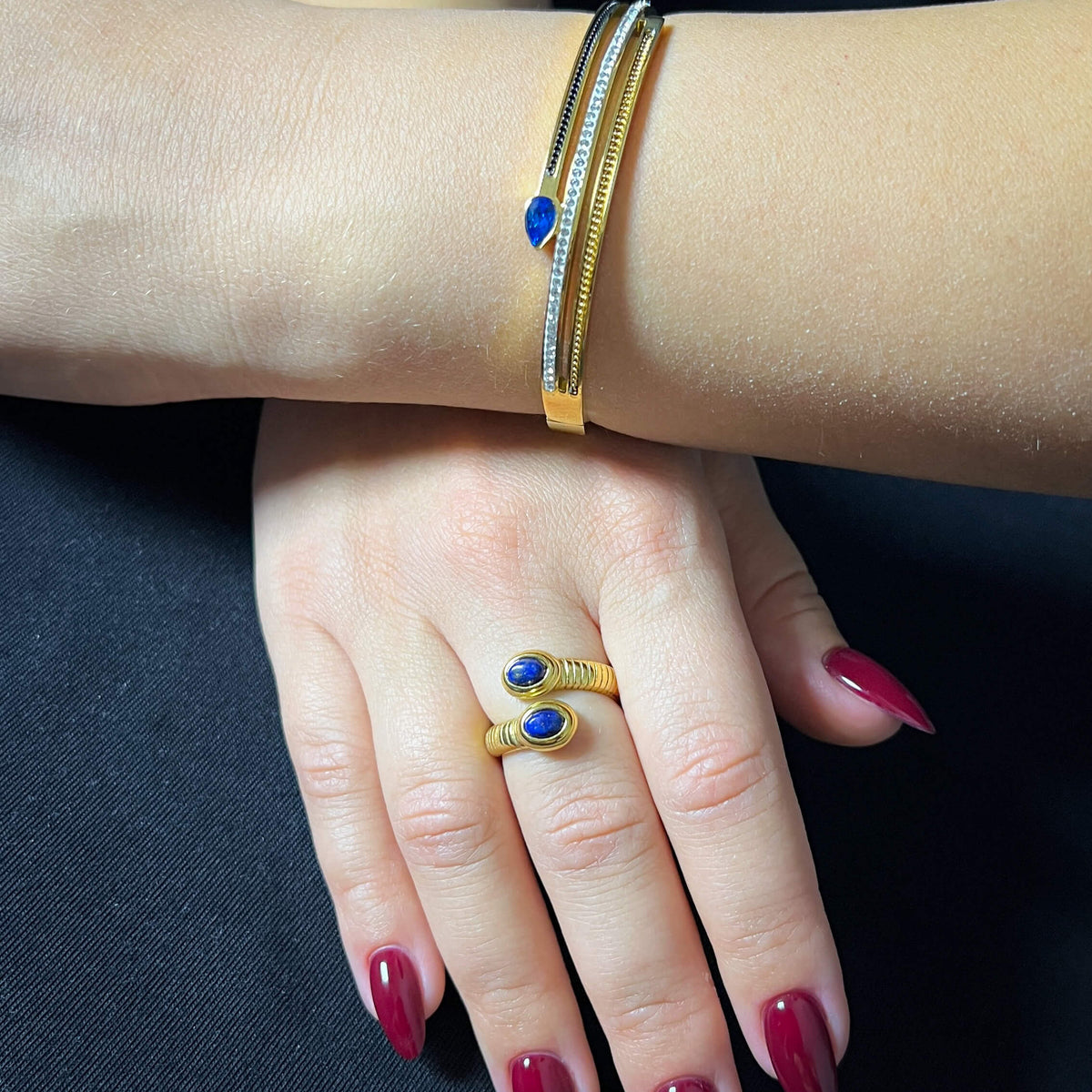 Lapis Lazuli Ring – Gold