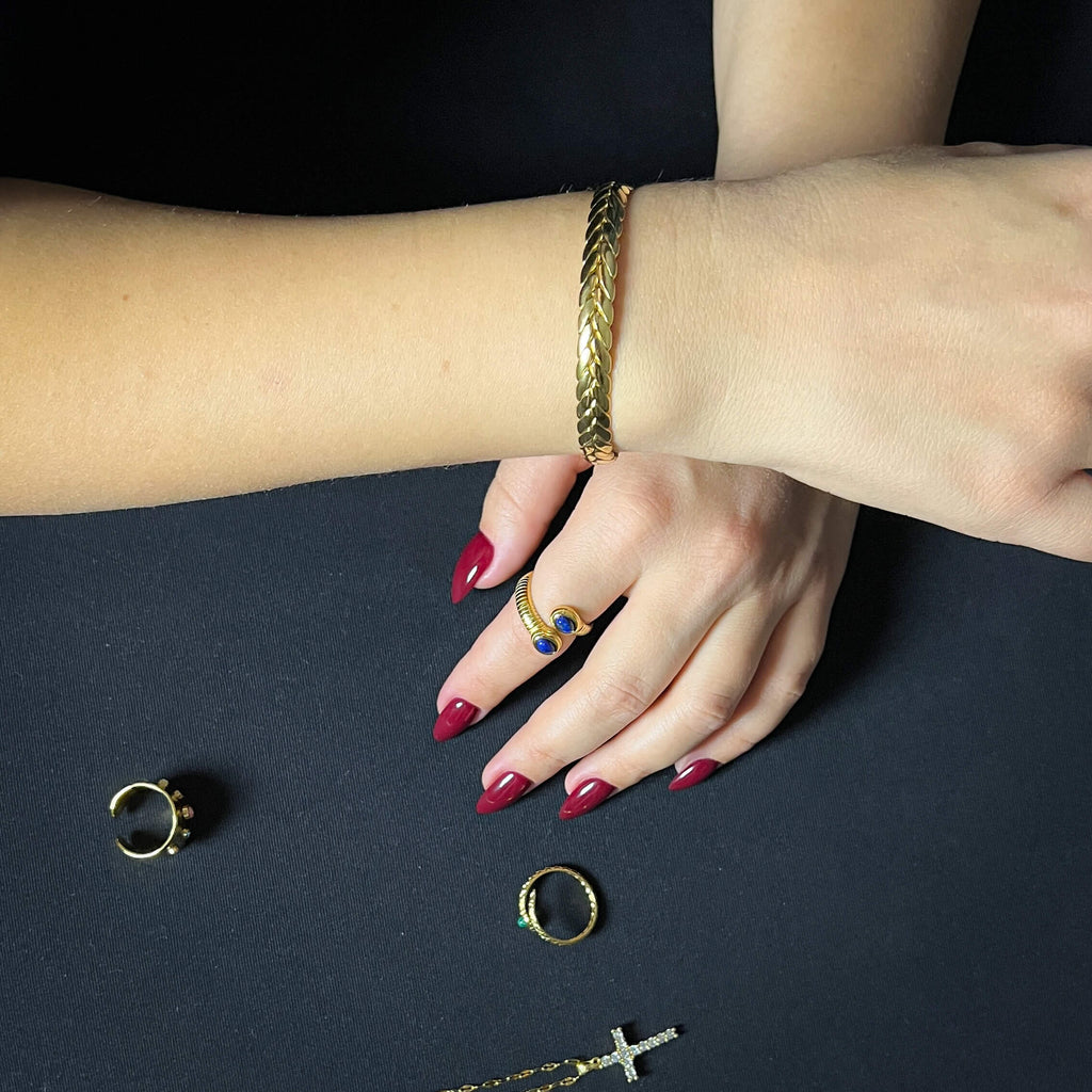 Chain Bangle – Gold