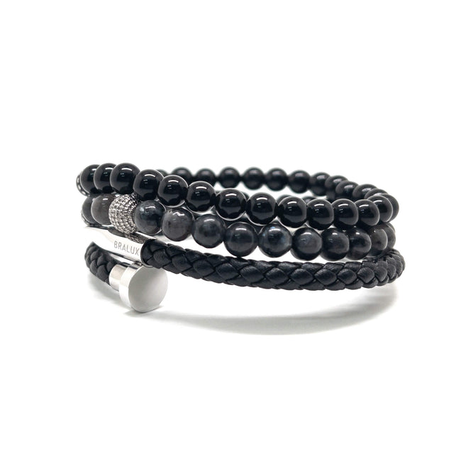 Nail Obsidian Stack – Silver Main image