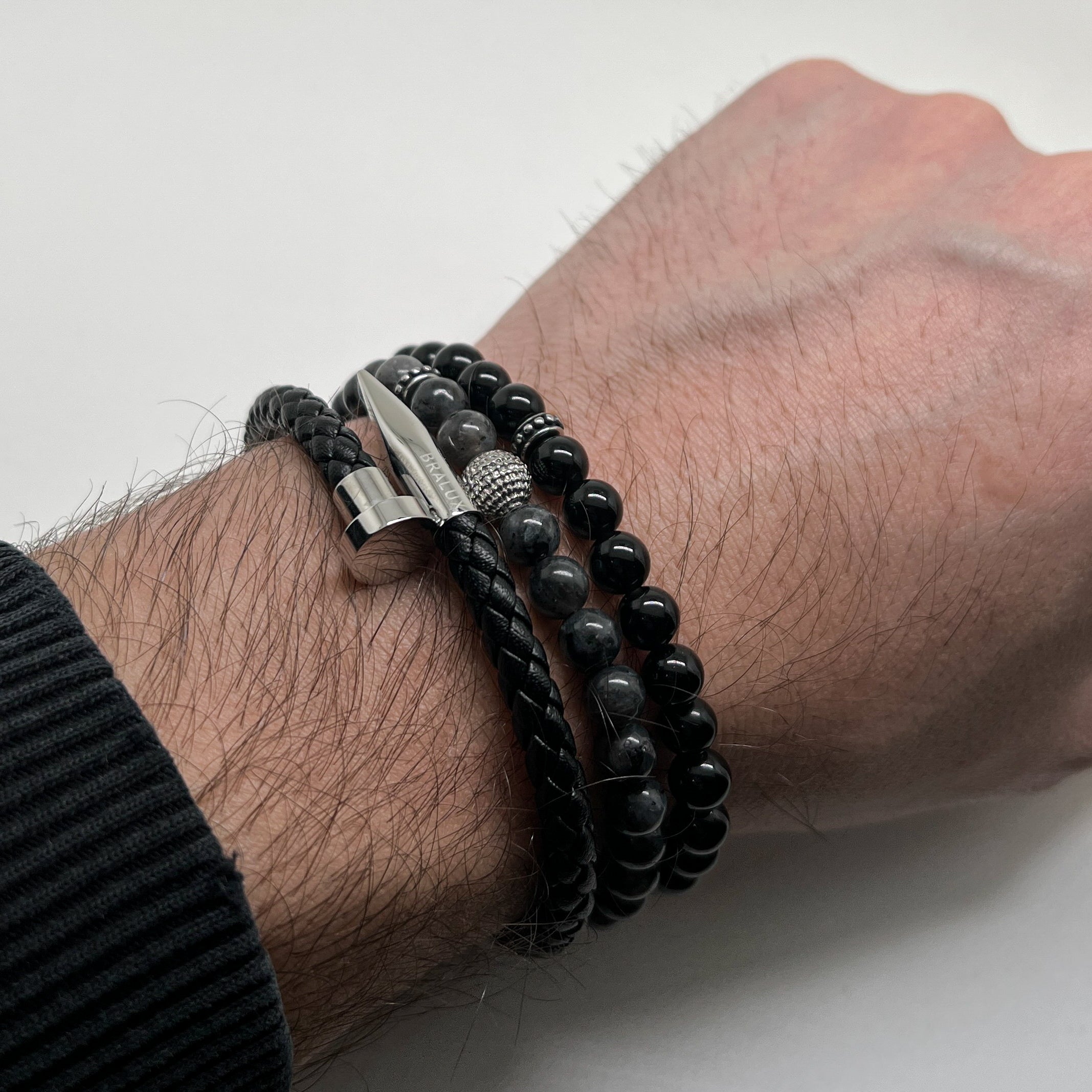 Nail Obsidian Stack – Silver Secondary image