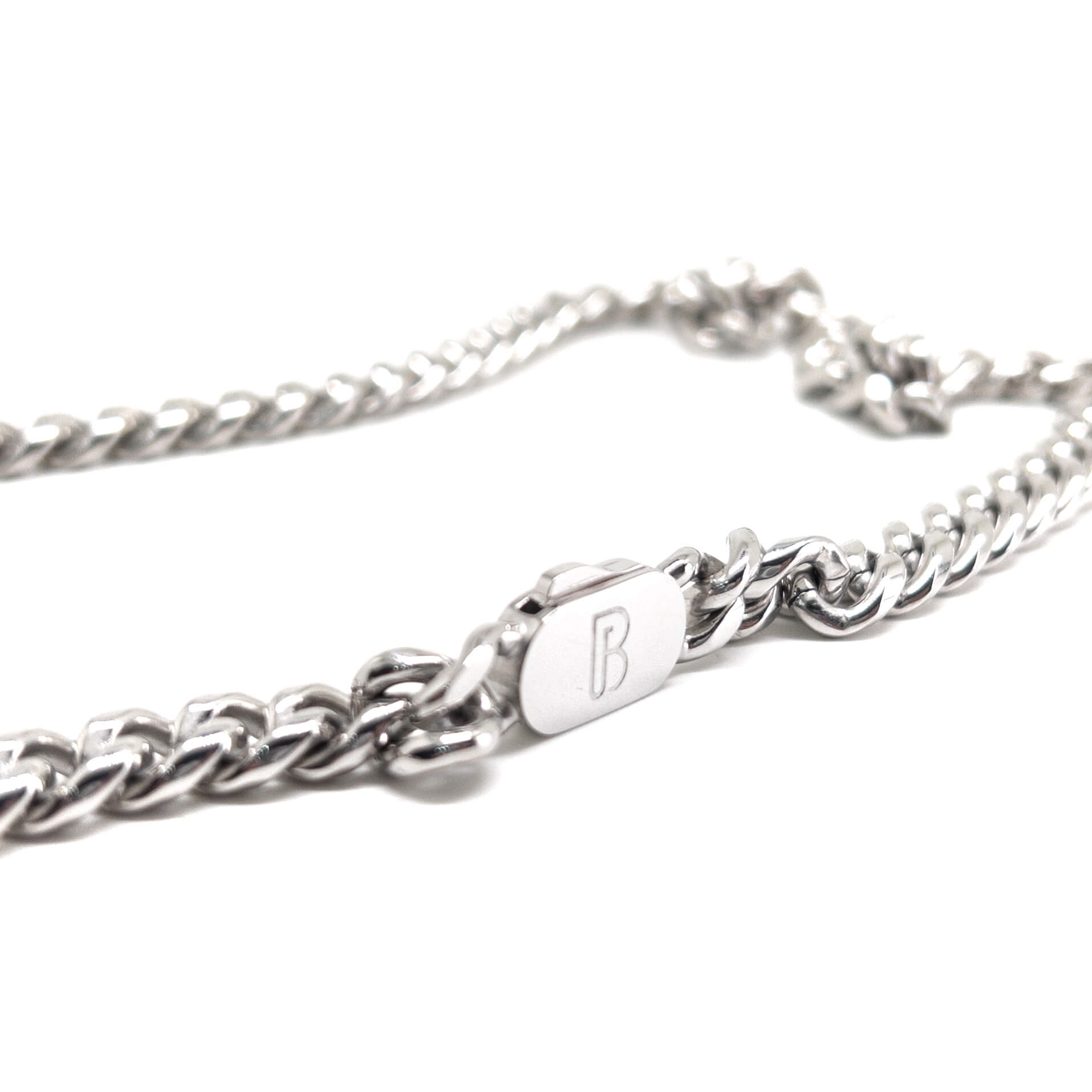 Cuban Chain Necklace – Silver