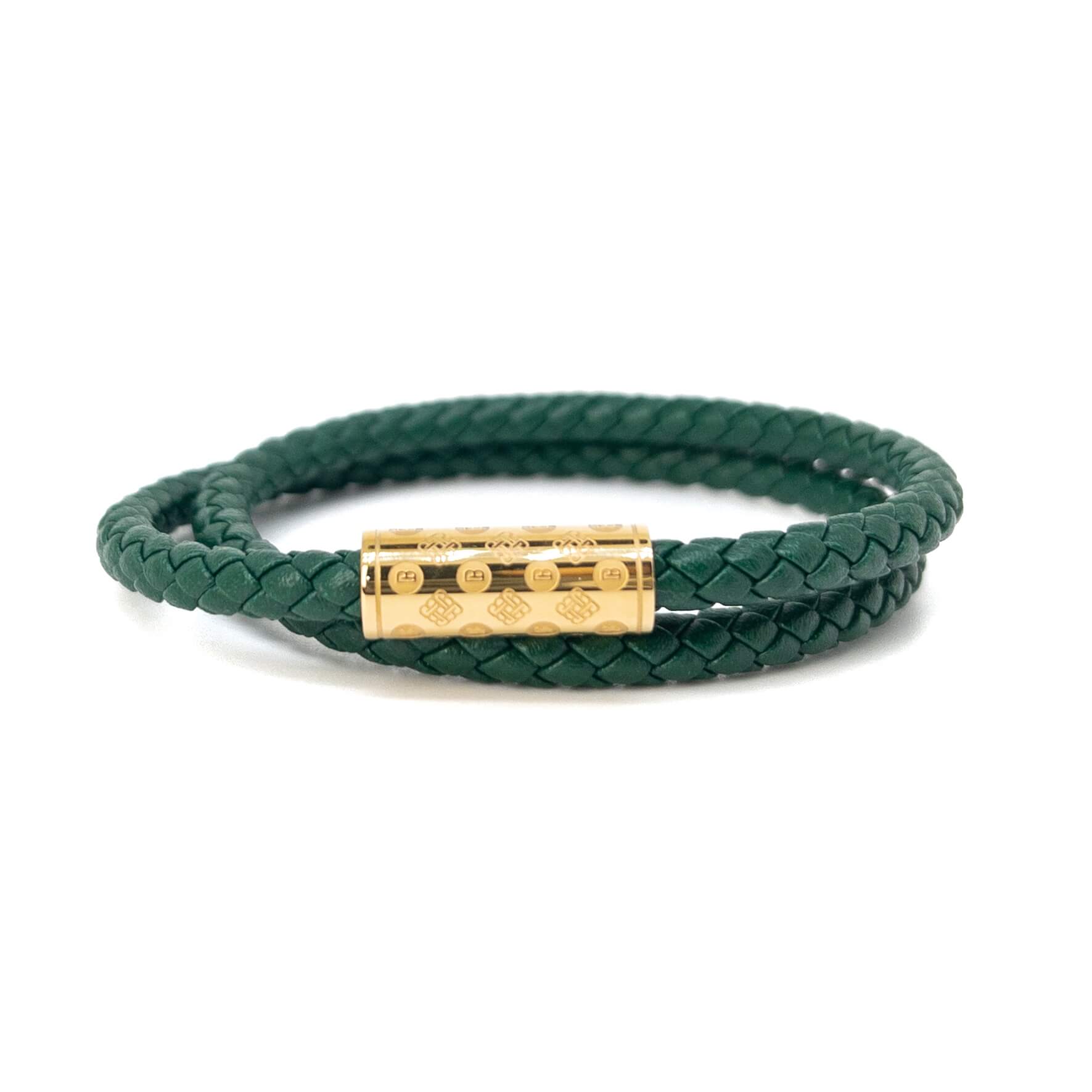 Green Duo Monogram – Gold