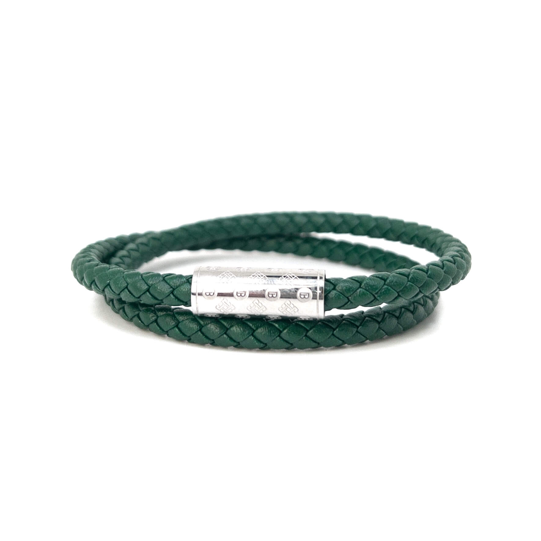 Green Duo Monogram – Silver