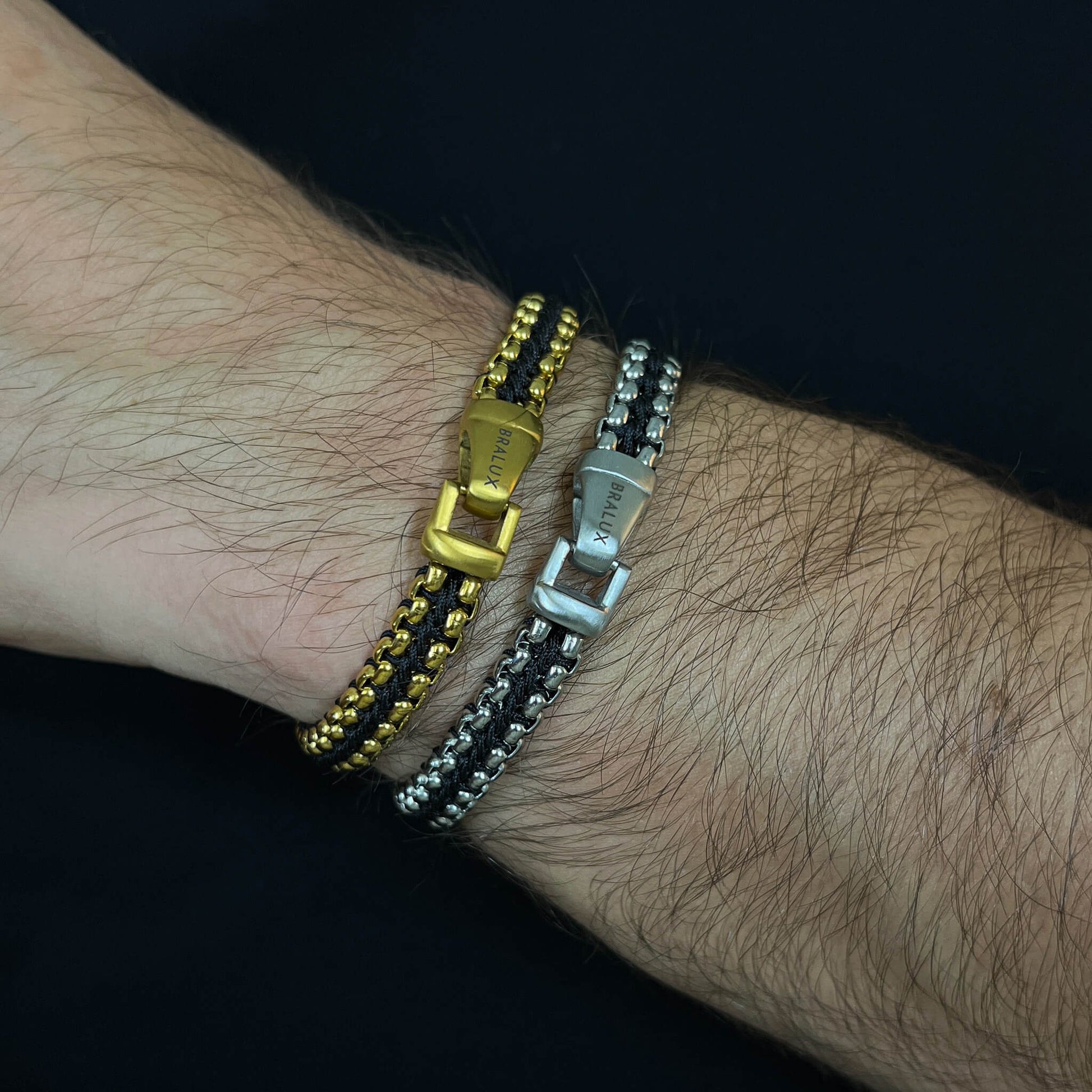 Woven Box Chain - Gold