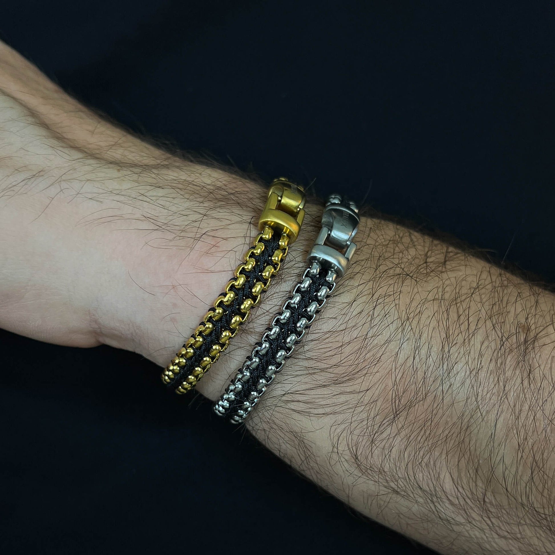 Woven Box Chain - Gold