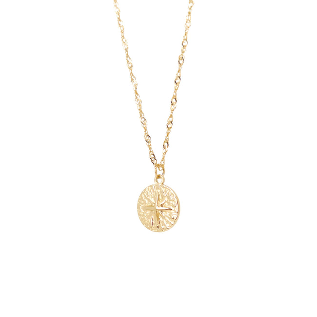 Cross Necklace – Gold Main image