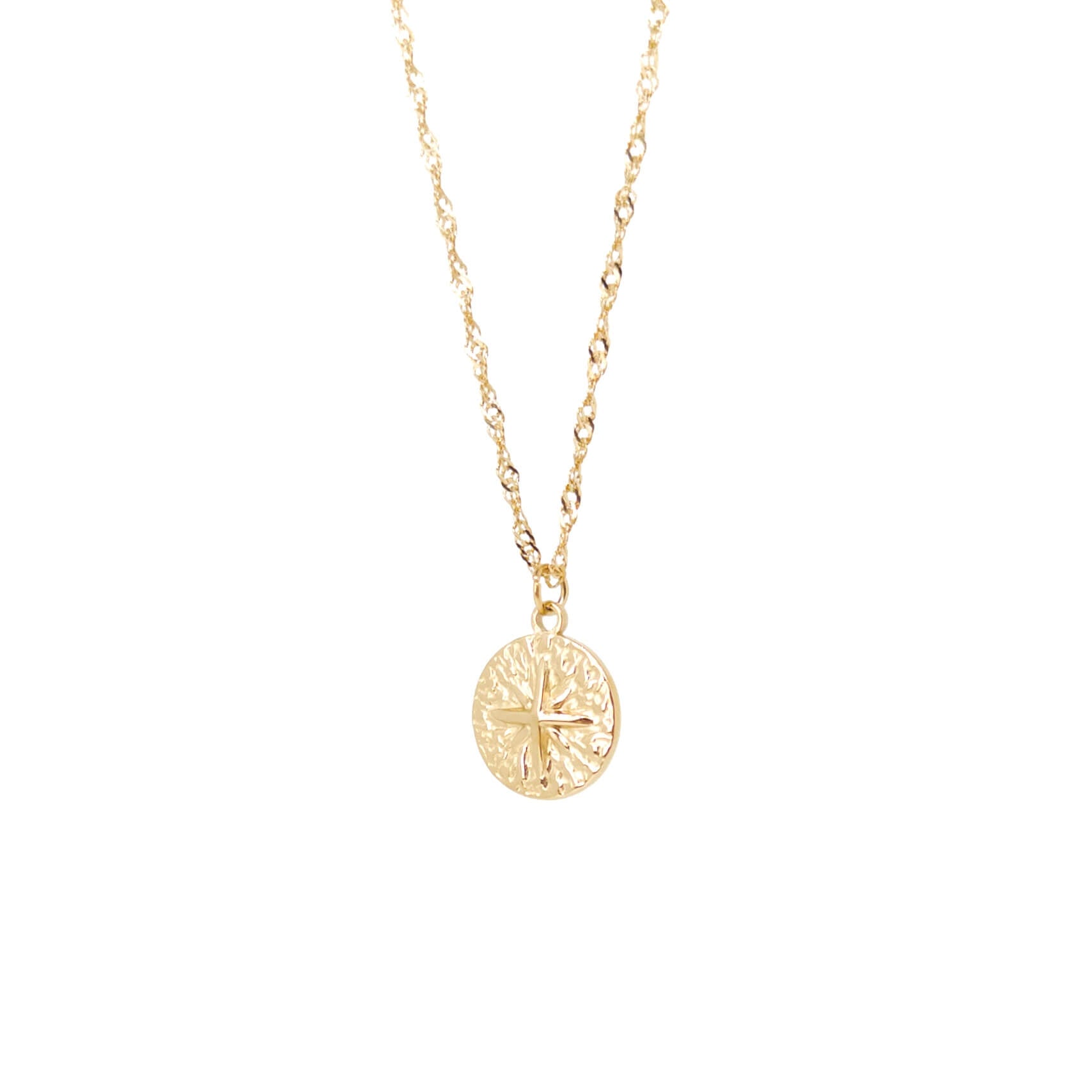 Cross Necklace – Gold
