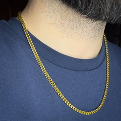 Gold Plated Franco Chain Necklace