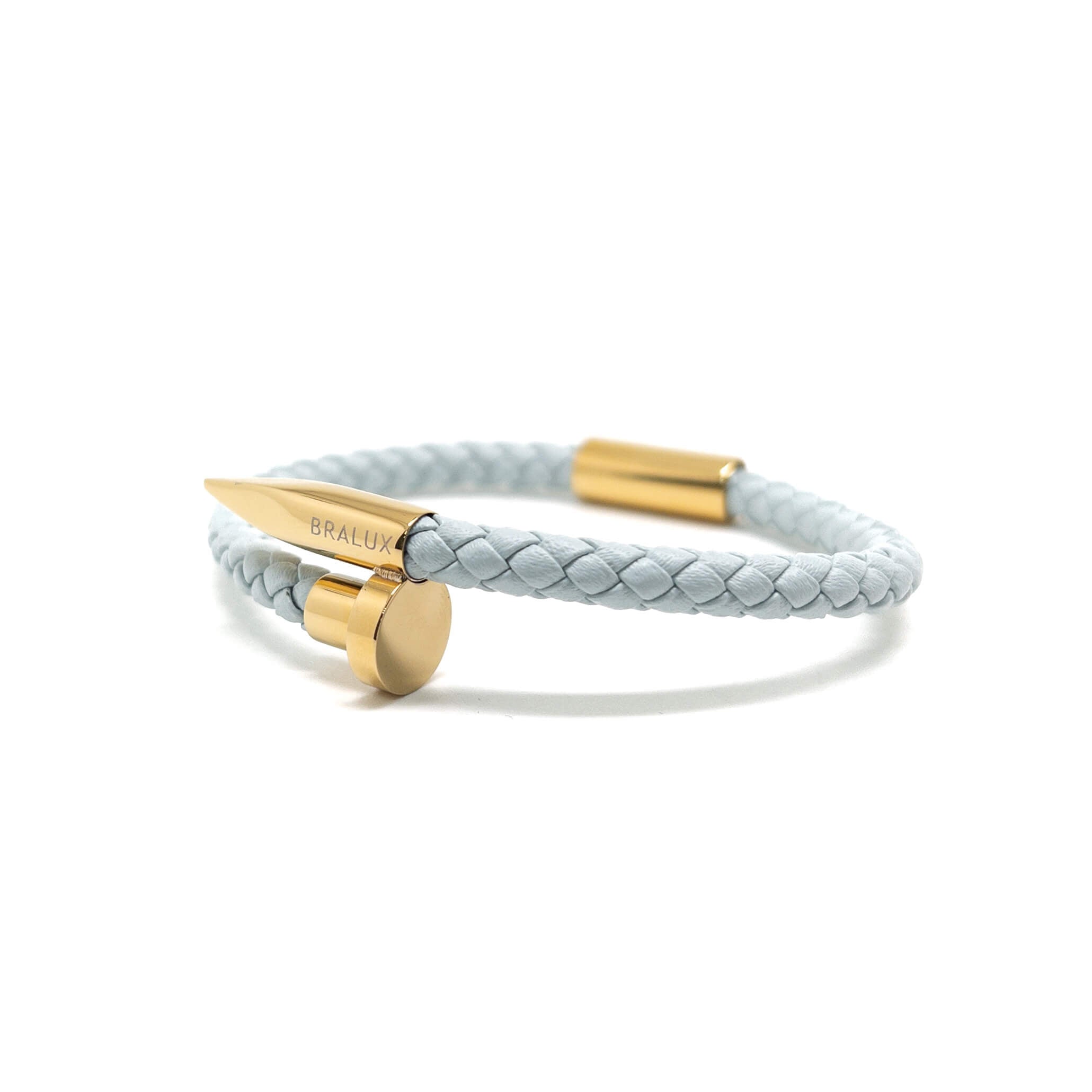 Baby Blue Nail – Gold