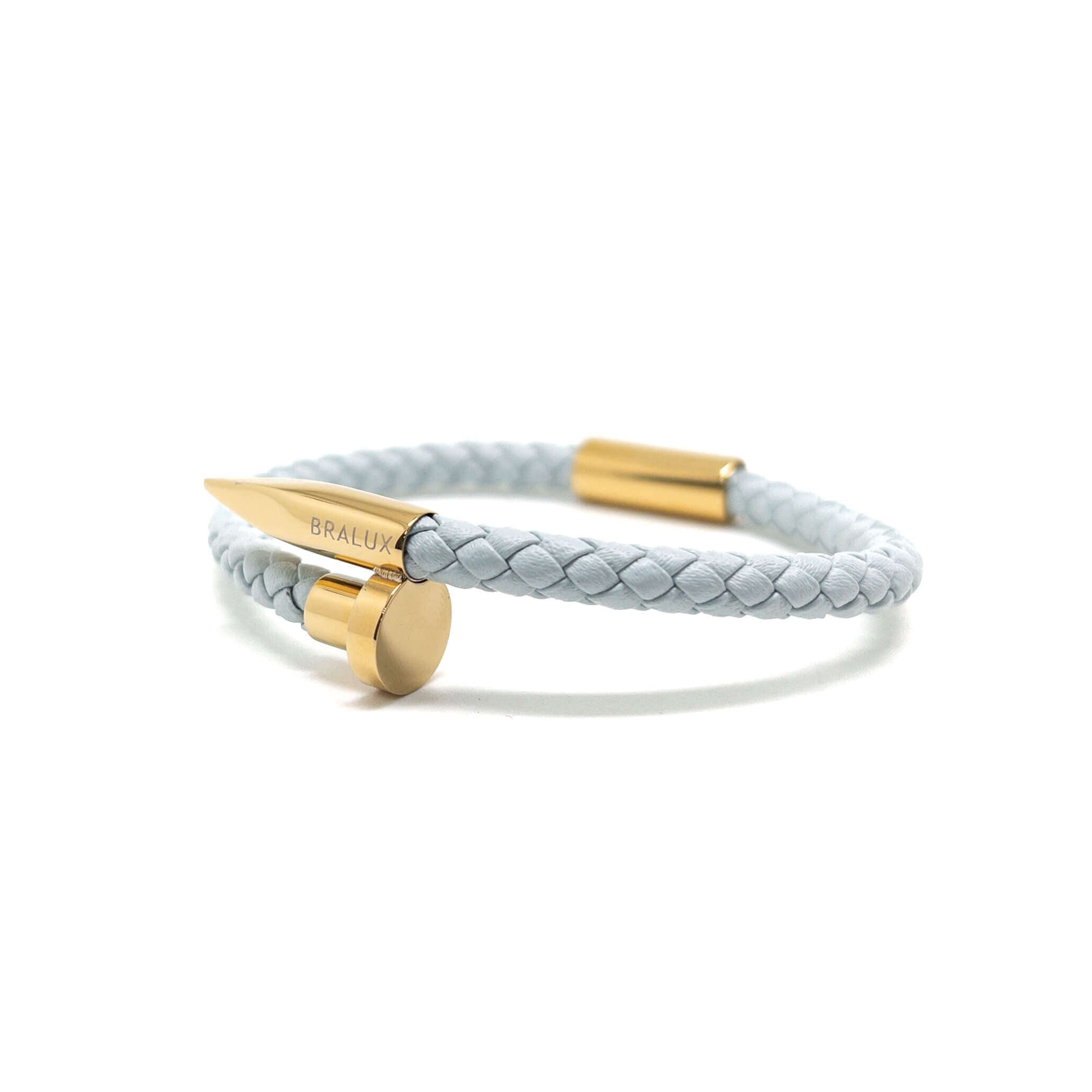 Baby Blue Nail – Gold