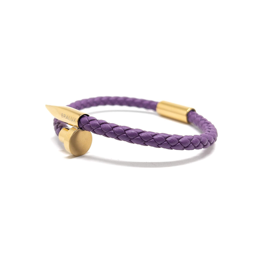 Purple Nail – Gold