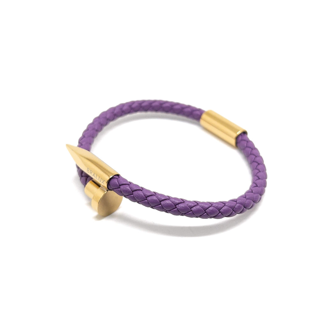 Purple Nail – Gold