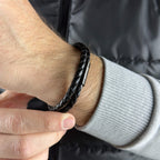 Duo Black Leather