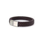 Dark Brown Bold Leather