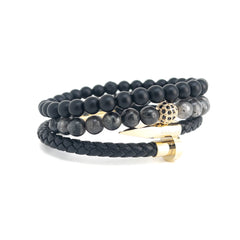 The Gold Plated Nail Stack