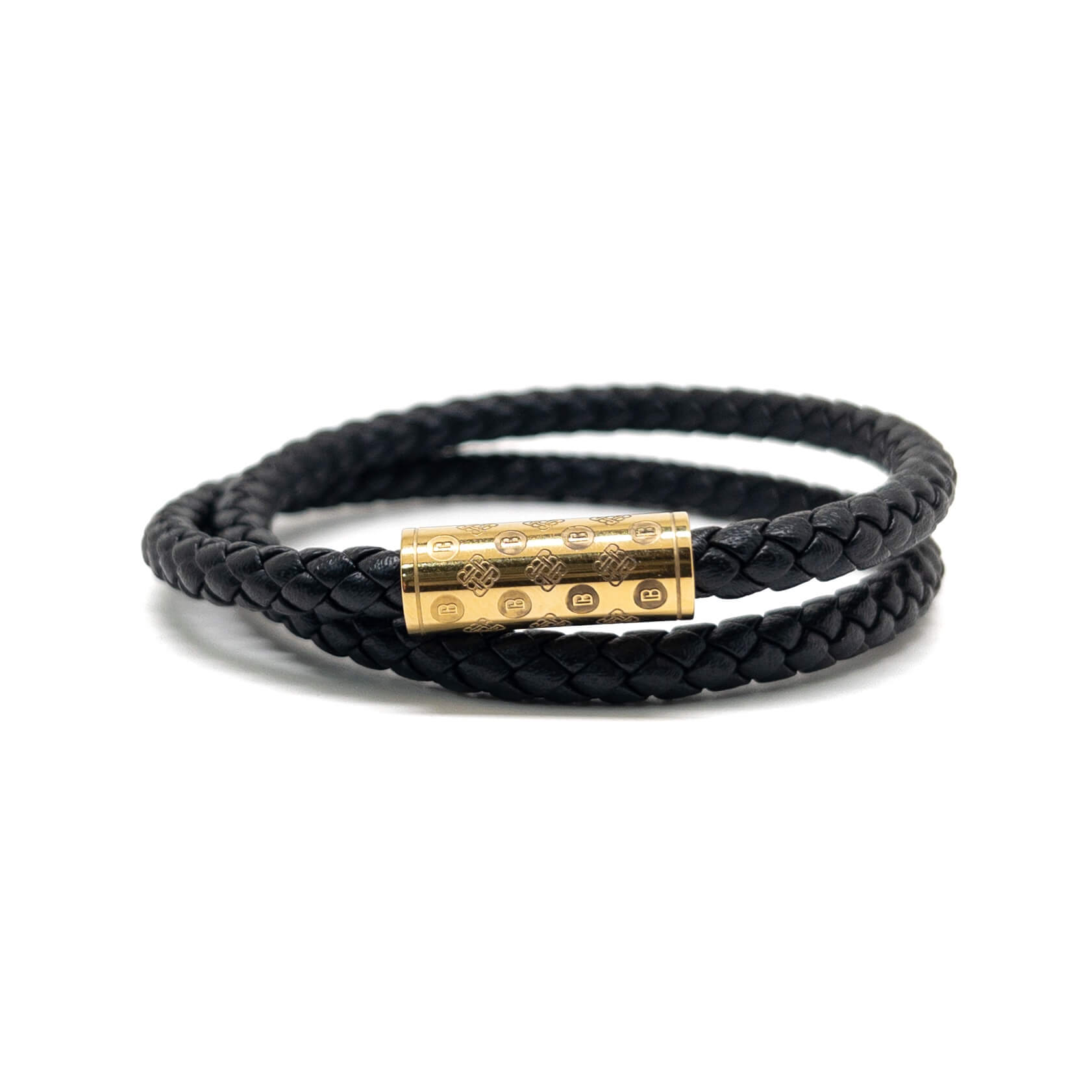 Black Duo Monogram – Gold