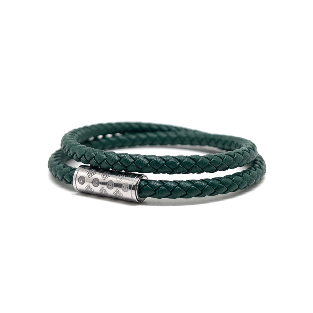 Green Duo Monogram – Silver