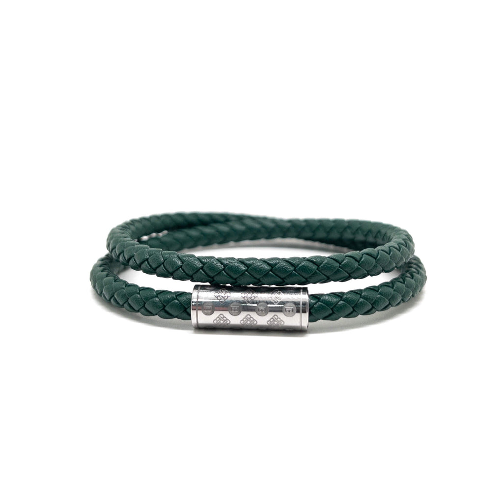 Green Duo Monogram – Silver