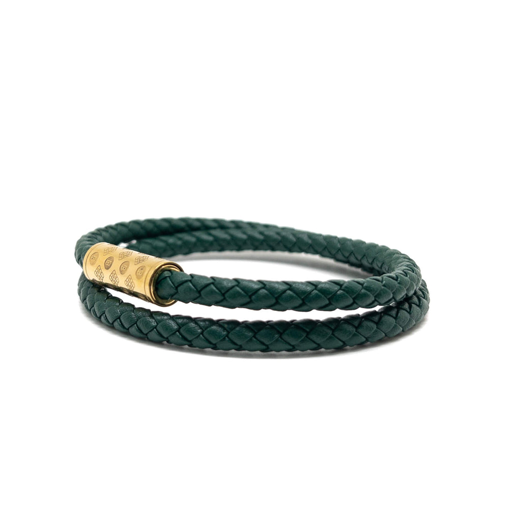 Green Duo Monogram – Gold