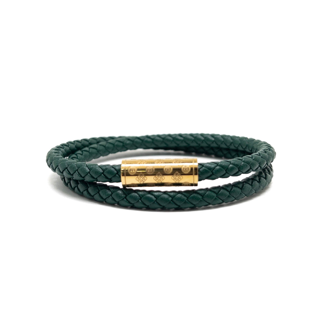 Green Duo Monogram – Gold