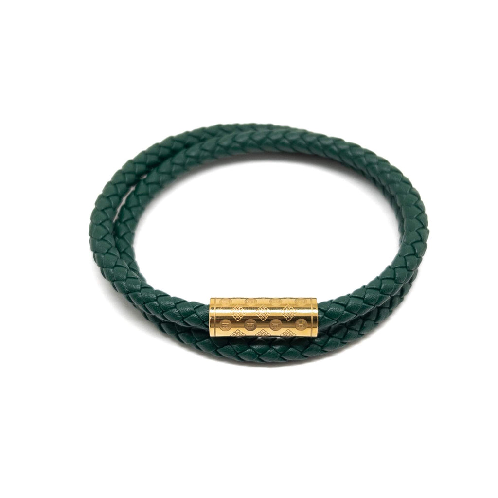 Green Duo Monogram – Gold
