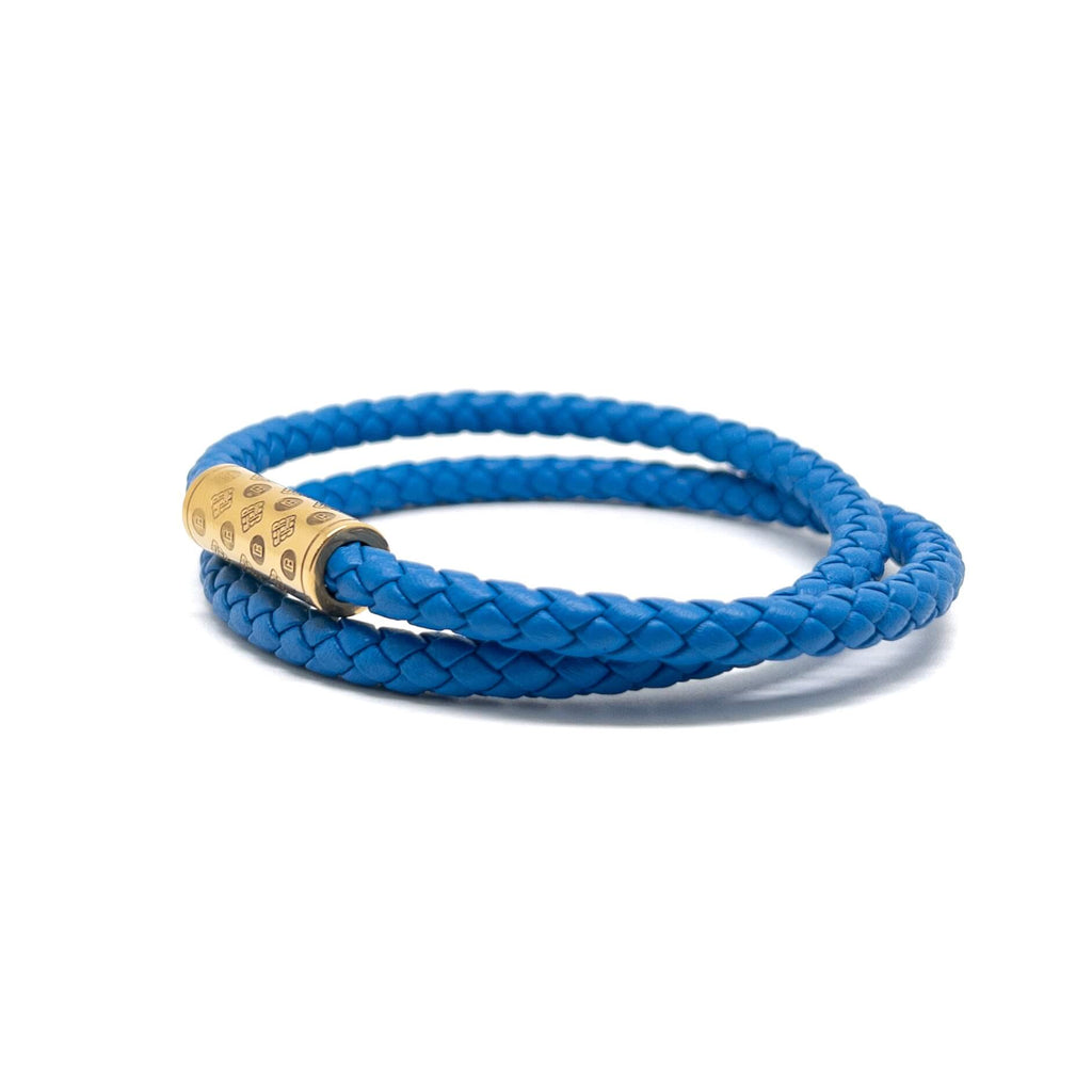 Blue Duo Monogram – Gold