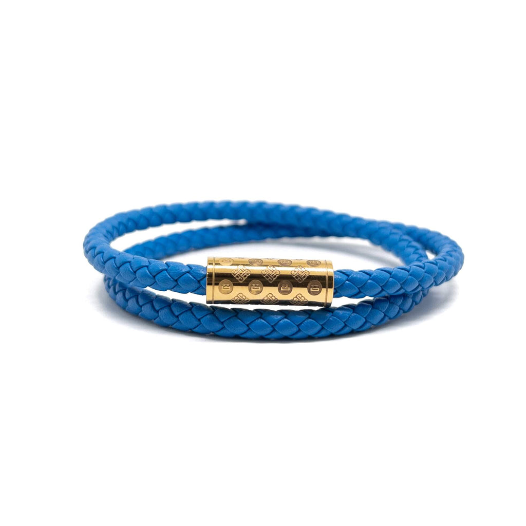 Blue Duo Monogram – Gold