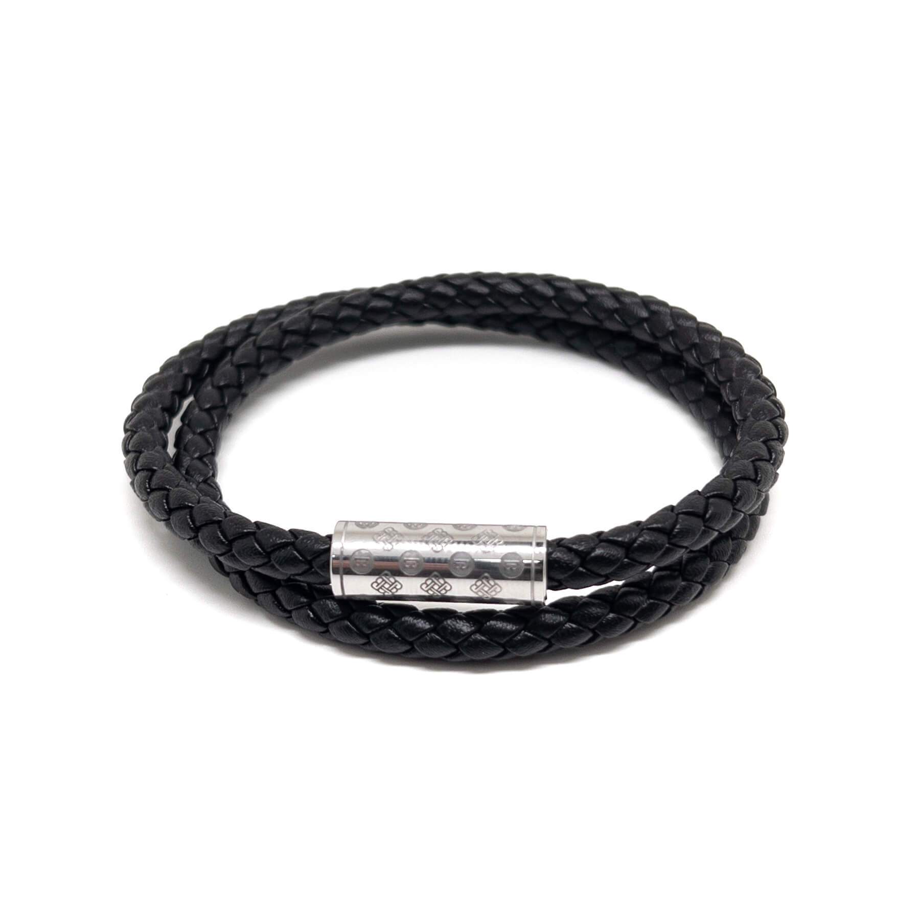 Black Duo Monogram – Silver