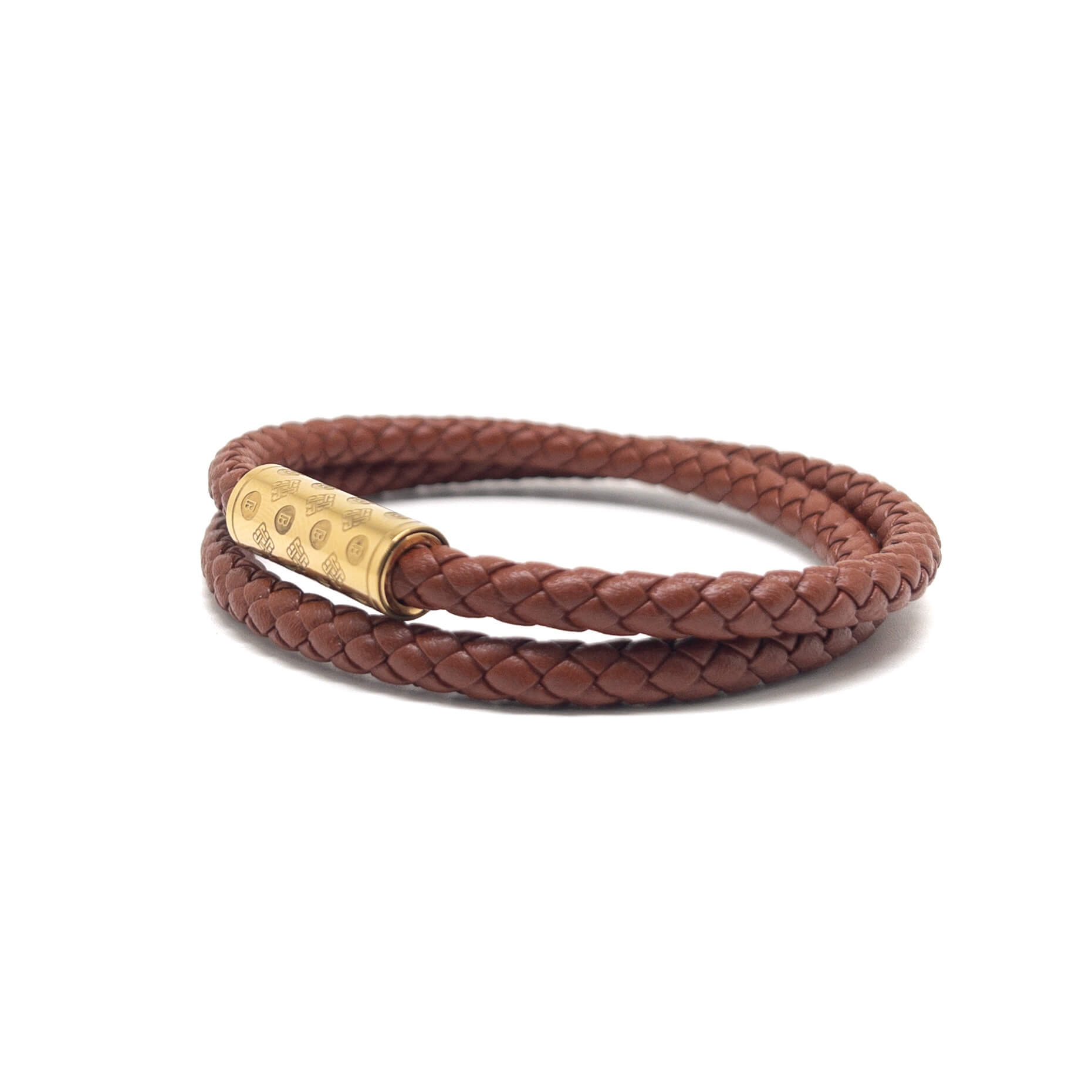Brown Duo Monogram – Gold Main image