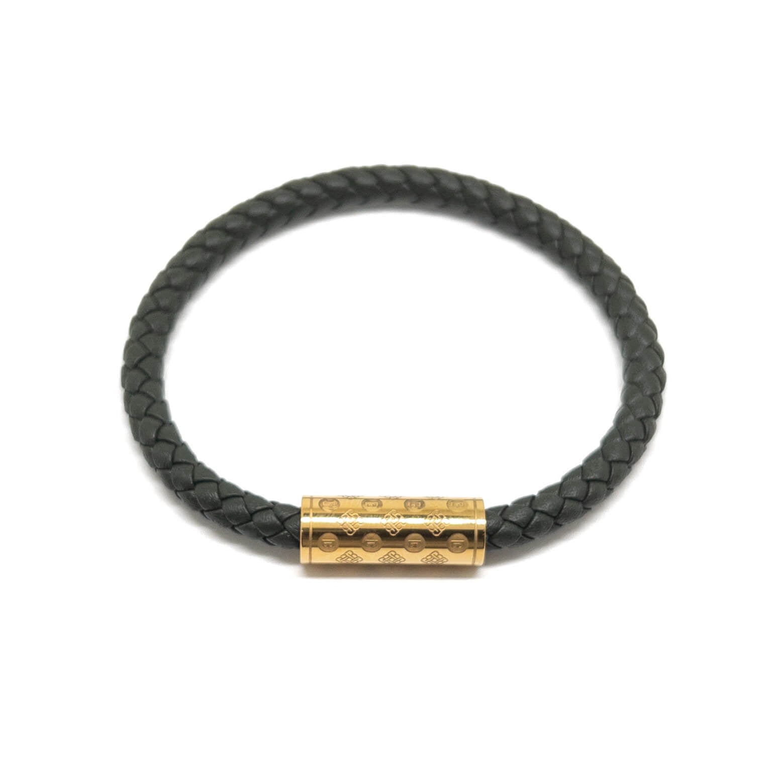 Army Green Single Monogram – Gold