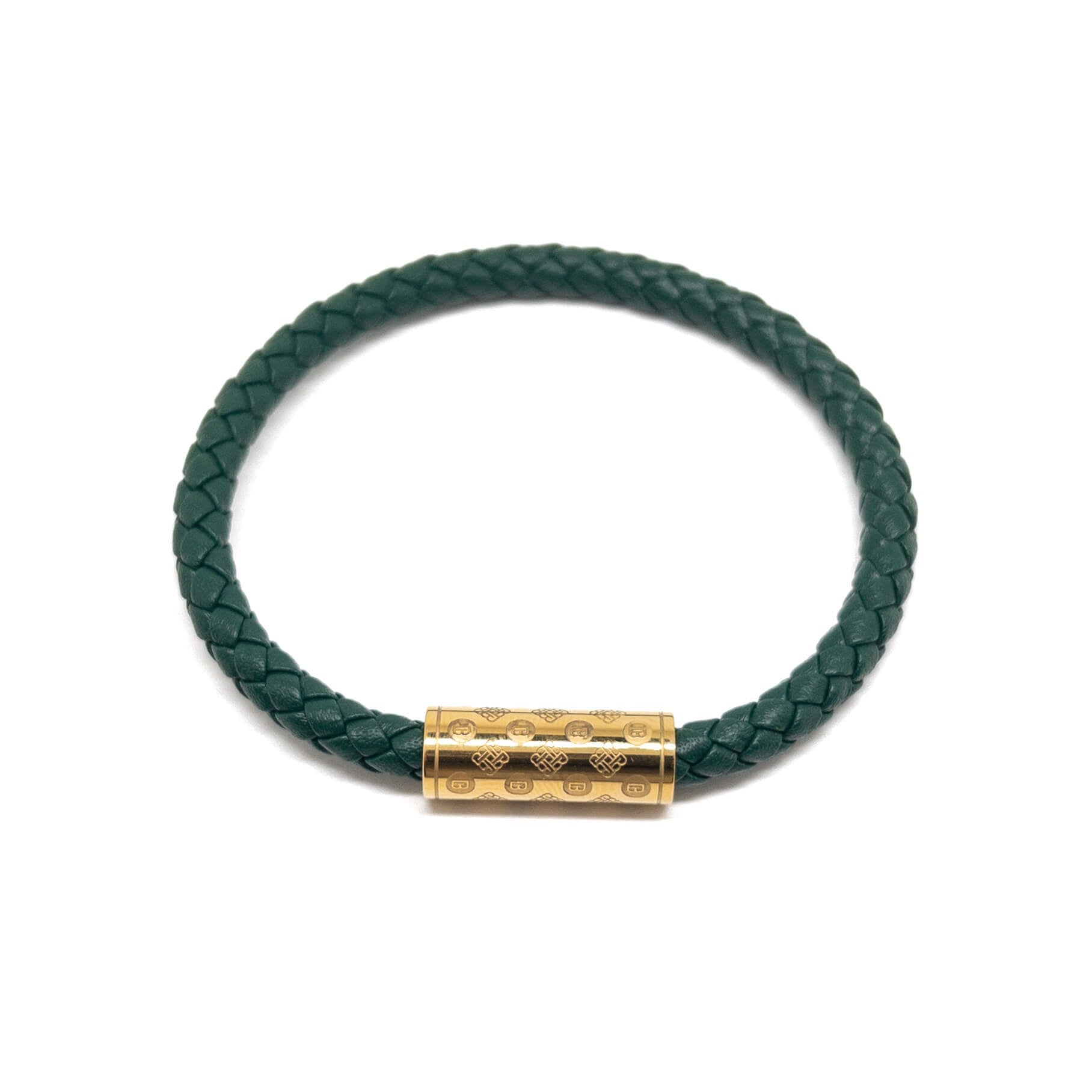 Green Single Monogram – Gold