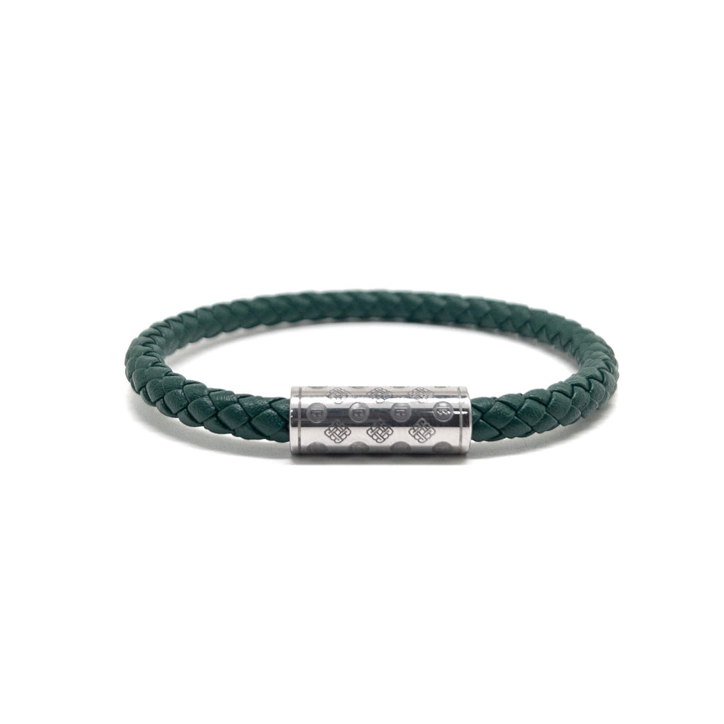 Green Single Monogram – Silver