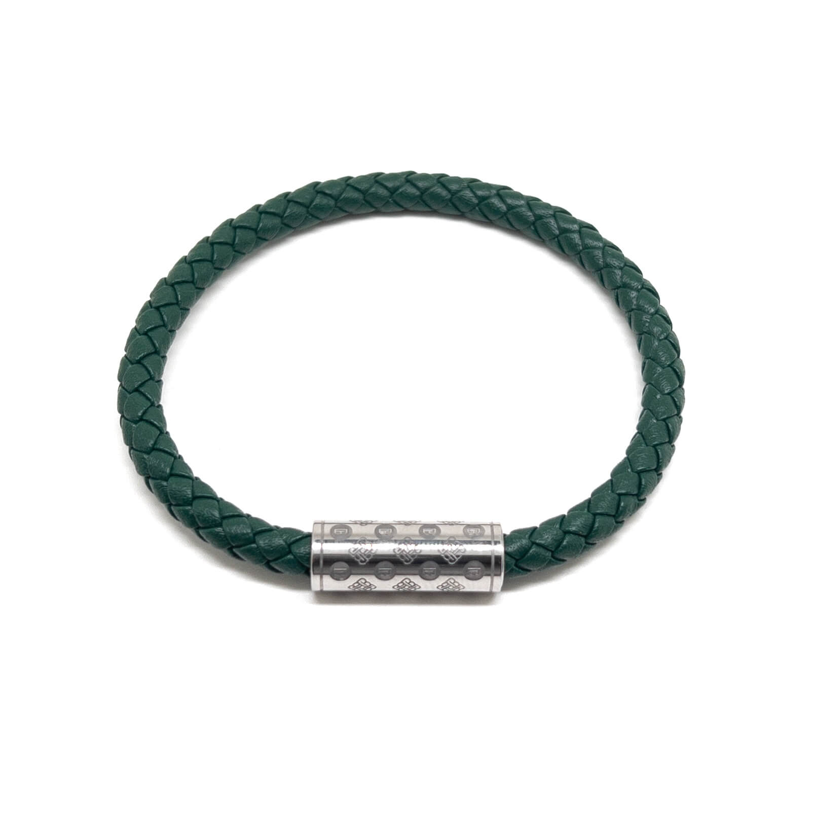 Green Single Monogram – Silver