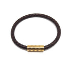 Dark Brown Single Monogram