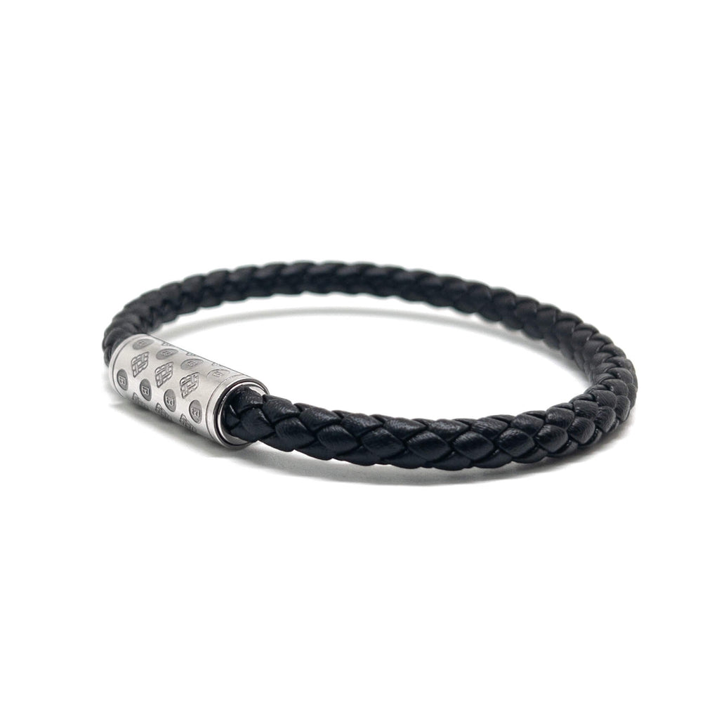 Black Single Monogram – Silver