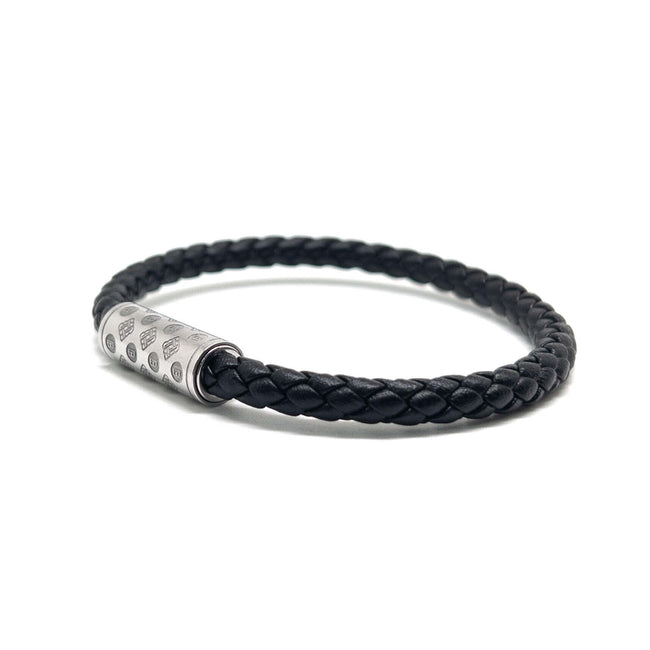 Black Single Monogram – Silver Main image