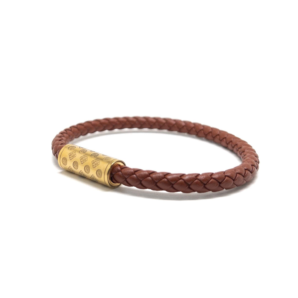 Brown Single Monogram – Gold
