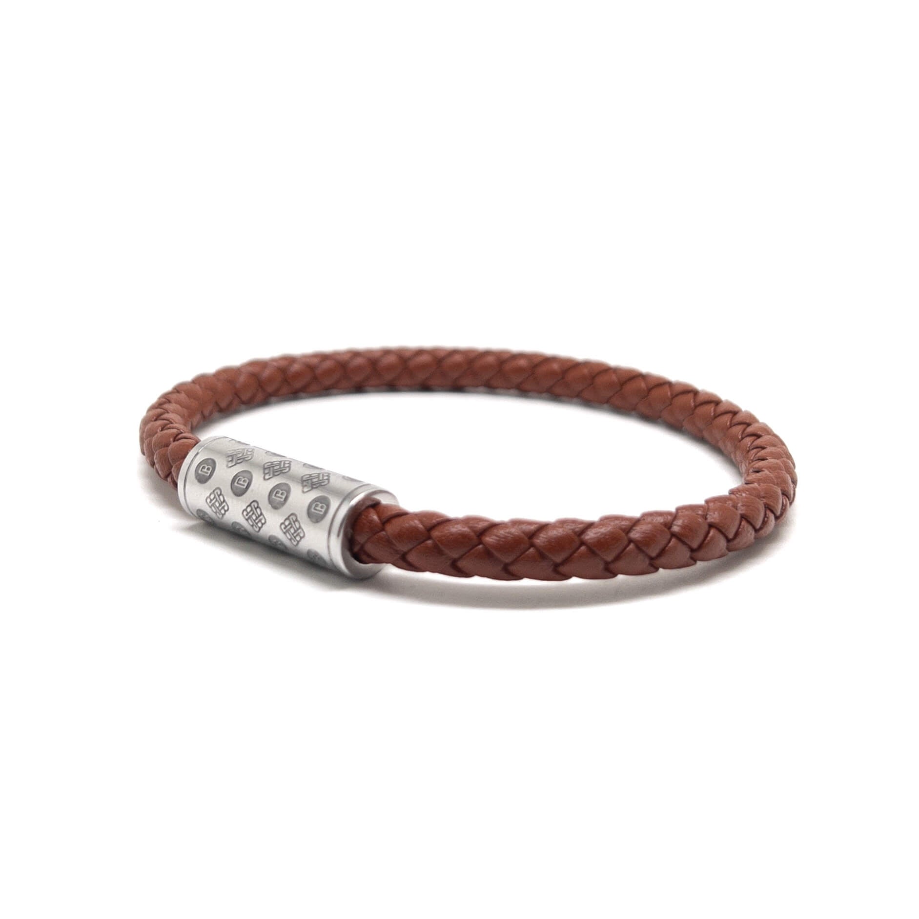 Brown Single Monogram – Silver Main image