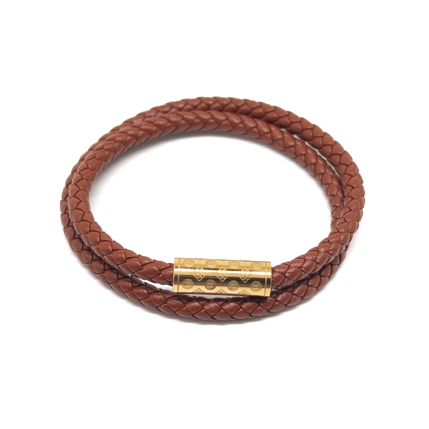 Brown Duo Monogram – Gold